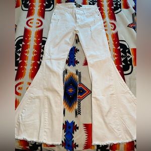 Lucky and Blessed flare jeans